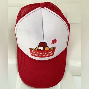 Wienerschnitzel Trucker Hat Cap Snapback World's Most Wanted Wiener OTTO